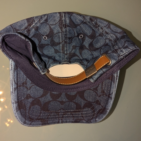 Coach Hat Signature Denim Baseball Cap Unisex – Style F68403, New - Picture 7 of 7